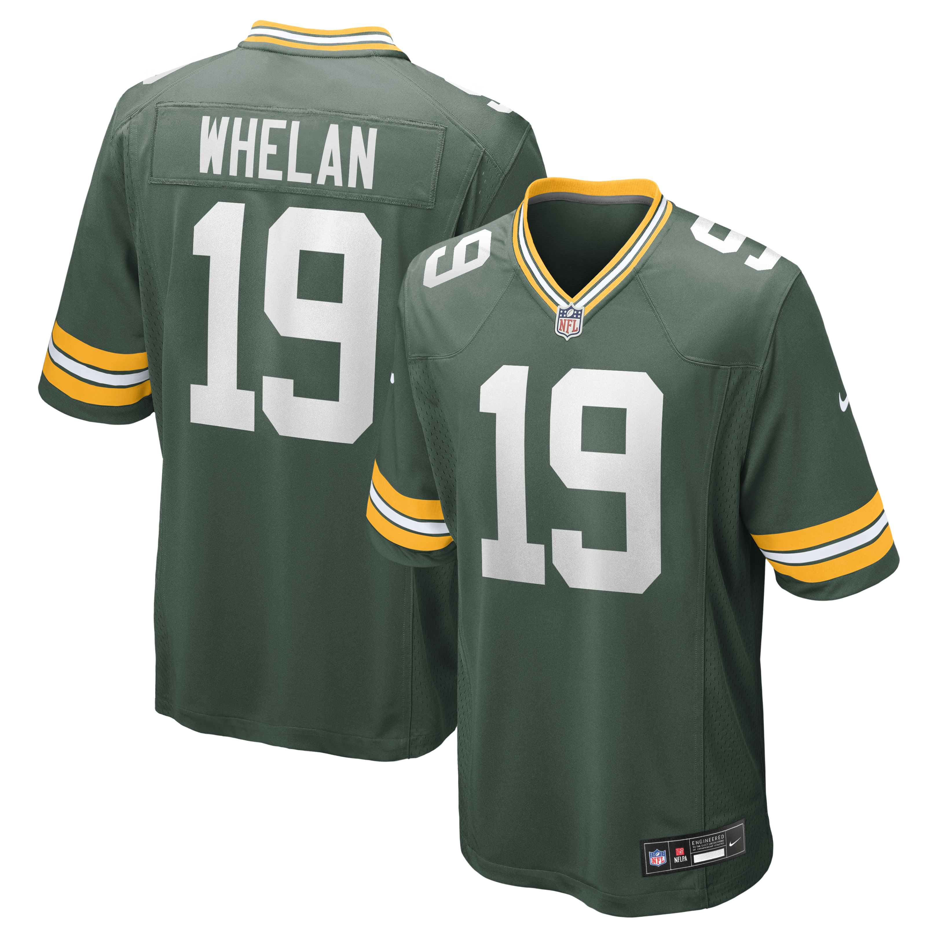 Daniel Whelan Green Bay Packers Game Jersey - Green | Stitched Football Jersey TJS1715