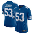 Men's Darius Leonard Royal Indianapolis Colts Alternate Vapor Limited Jersey | Stitched Football Jersey TJS1805