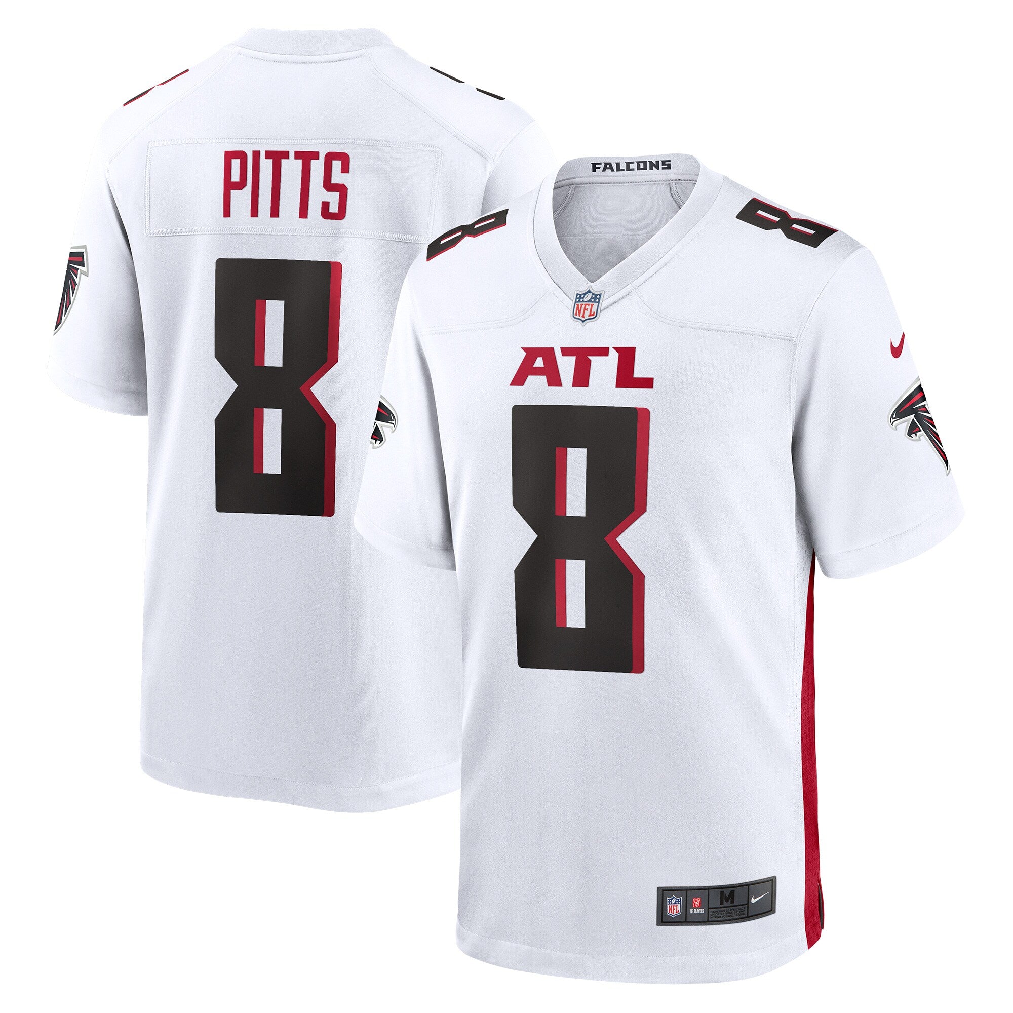 Kyle Pitts Atlanta Falcons Game Player Jersey - White | Stitched Football Jersey TJS1890