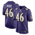 Nick Moore Baltimore Ravens Game Jersey - Purple | Stitched Football Jersey TJS1628