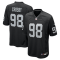 Maxx Crosby Las Vegas Raiders Game Jersey - Black | Stitched Football Jersey TJS1673