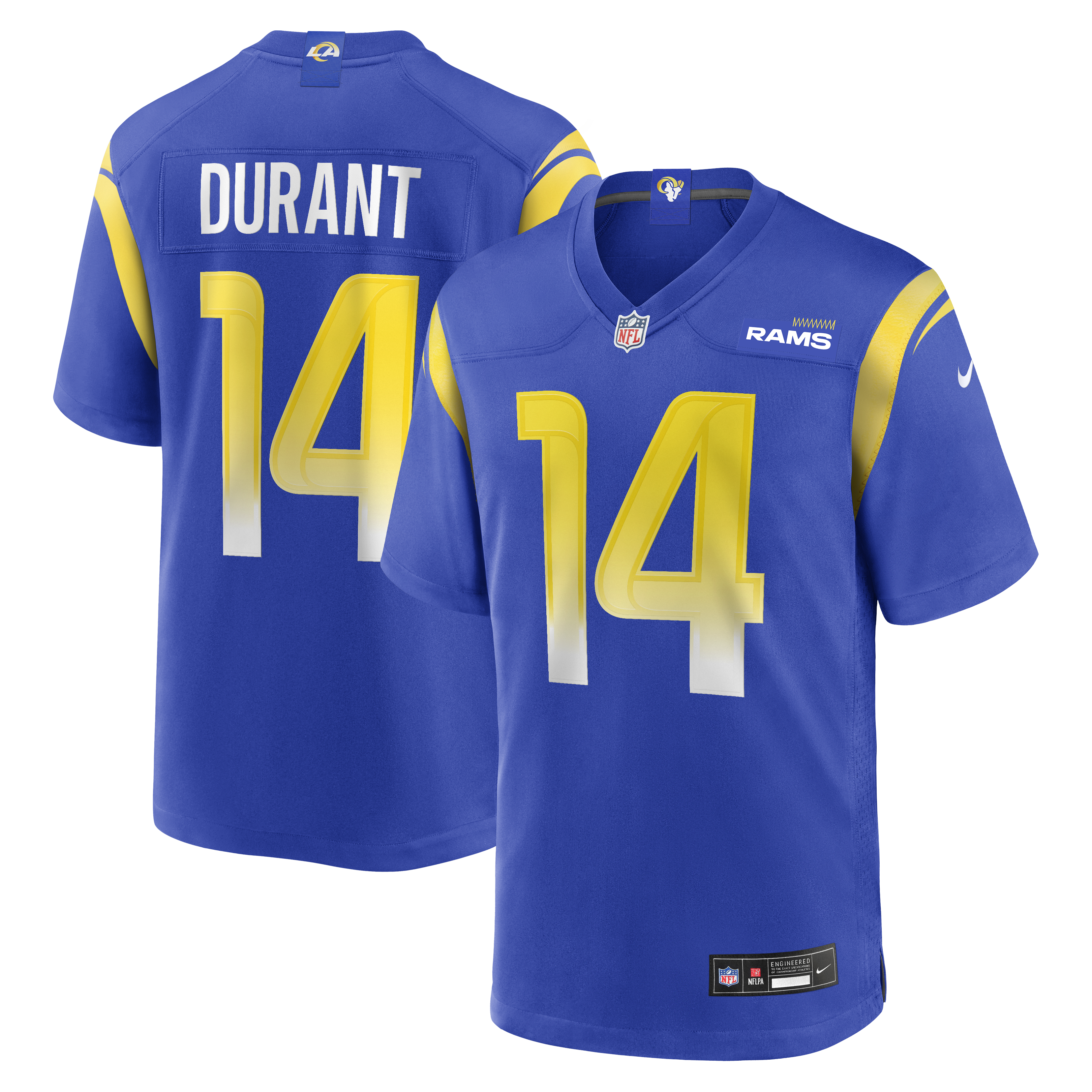 Cobie Durant Los Angeles Rams Game Player Jersey - Royal | Stitched Football Jersey TJS1641