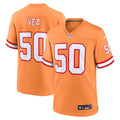 Vita Vea Tampa Bay Buccaneers Throwback Game Jersey - Orange | Stitched Football Jersey TJS1665