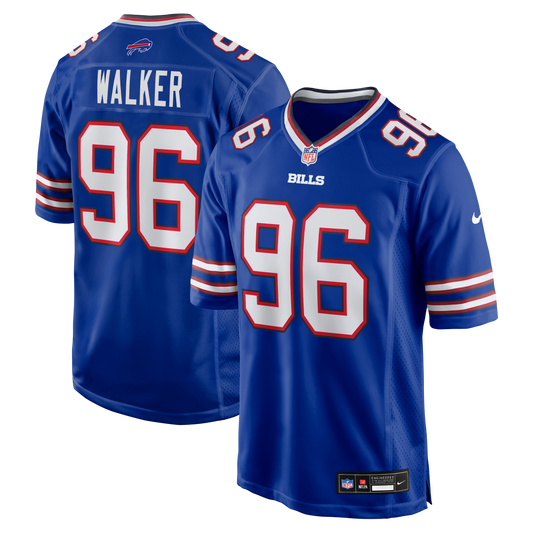 Deone Walker Buffalo Bills Team Game Jersey - Royal | Stitched Football Jersey TJS1616