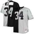 Bo Jackson Las Vegas Raiders M & N Big & Tall Split Legacy Retired Player Replica Jersey - Black/Silver | Stitched Football Jersey TJS1638
