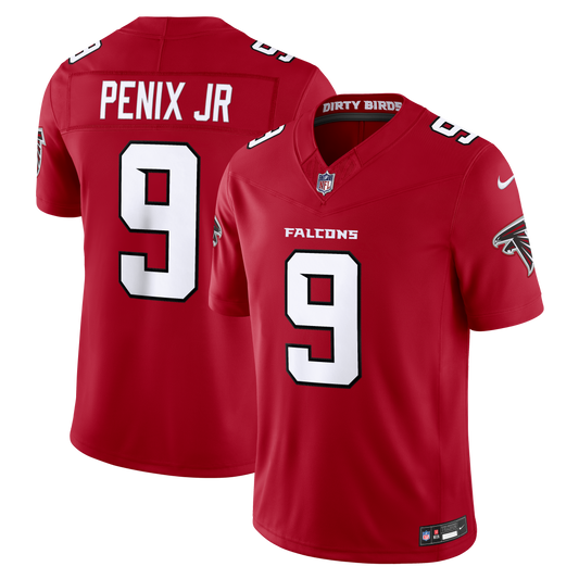 Michael Penix Jr. Atlanta Falcons Vapor F.U.S.E. Stitched Limited Jersey - Red | Stitched Football Jersey TJS1695