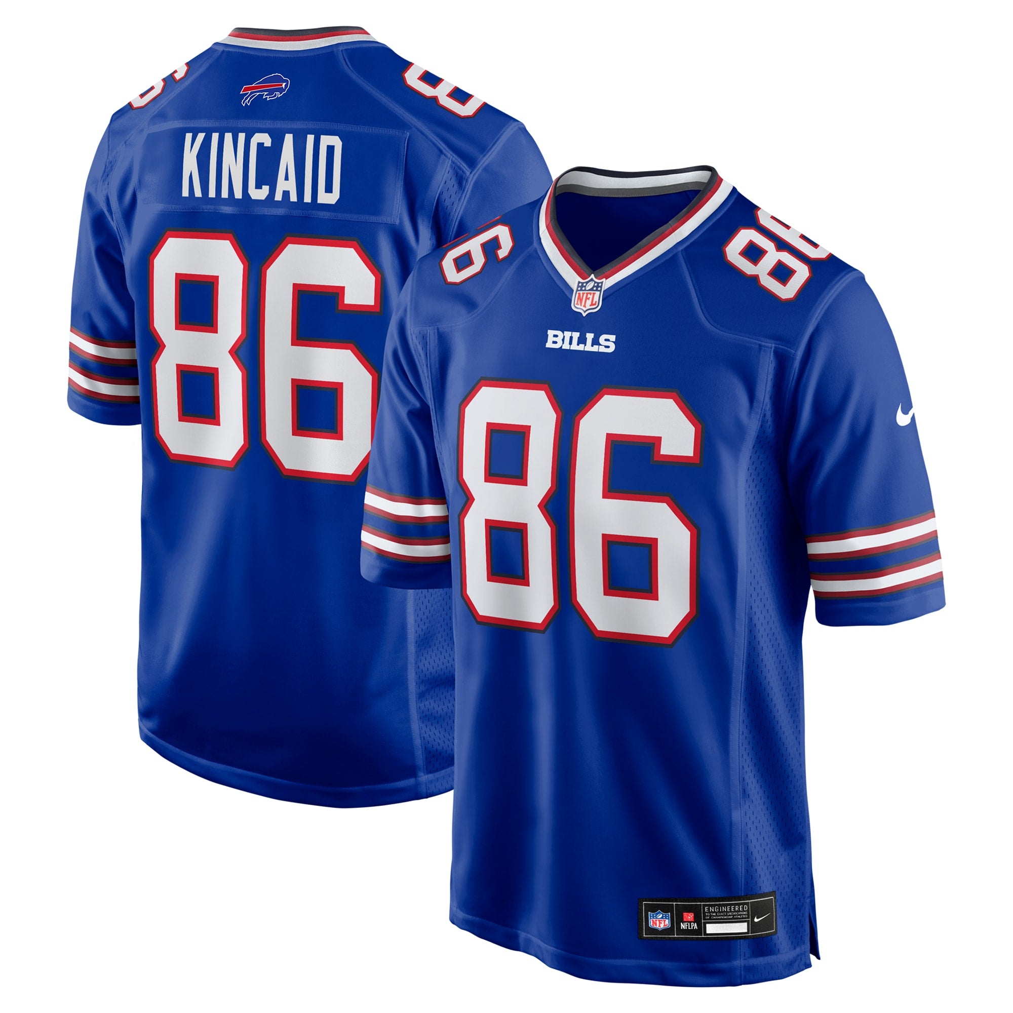 Dalton Kincaid Buffalo Bills Game Jersey - Royal | Stitched Football Jersey TJS1696