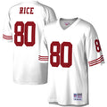 Jerry Rice San Francisco 49ers M & N Legacy Replica Jersey - White | Stitched Football Jersey TJS1697