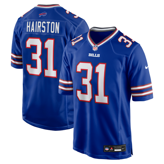 Maxwell Hairston Buffalo Bills Game Player Jersey - Royal | Stitched Football Jersey TJS1676