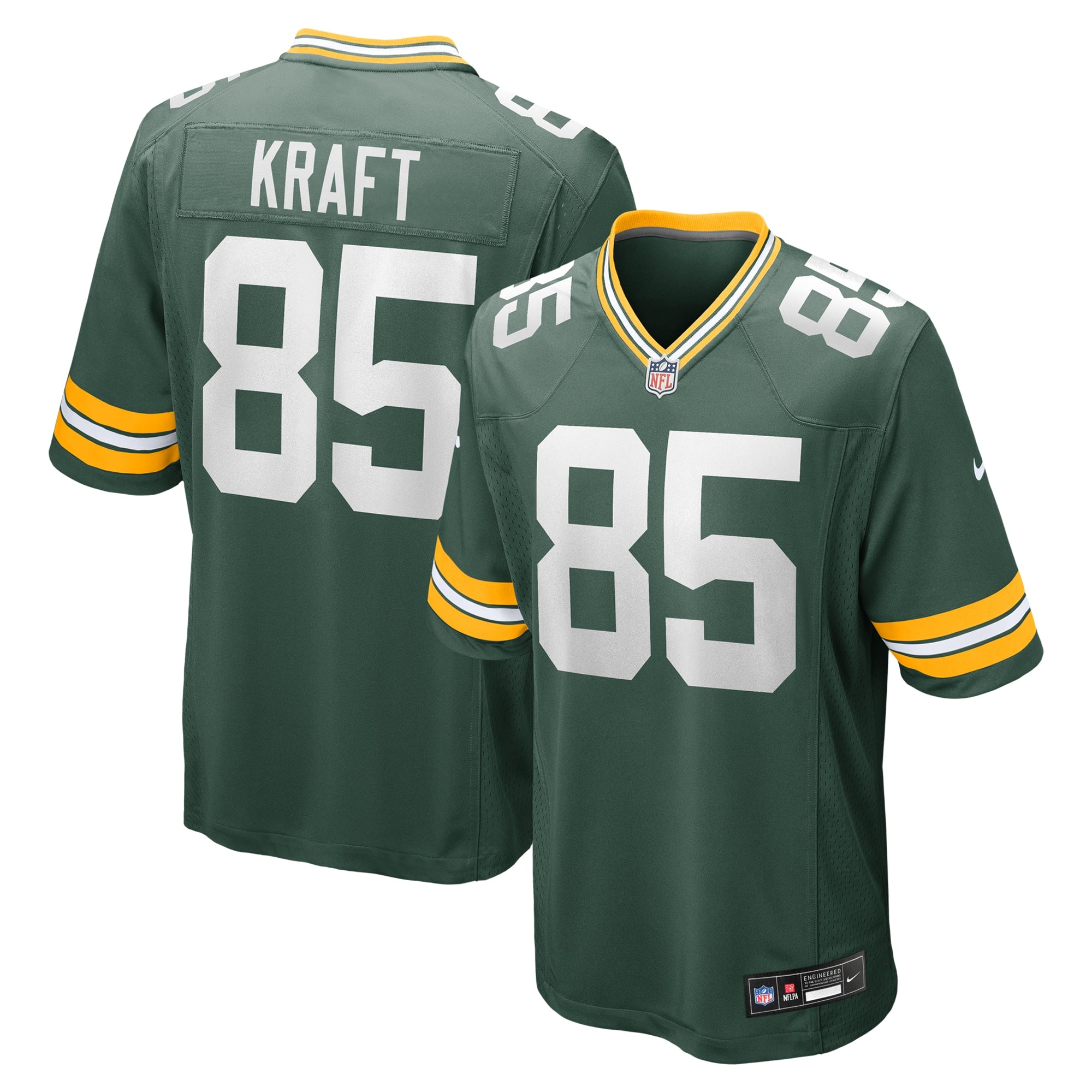 Tucker Kraft Green Bay Packers Game Jersey - Green | Stitched Football Jersey TJS1650