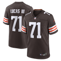 Cornelius Lucas Cleveland Browns Team Game Jersey - Brown | Stitched Football Jersey TJS1698