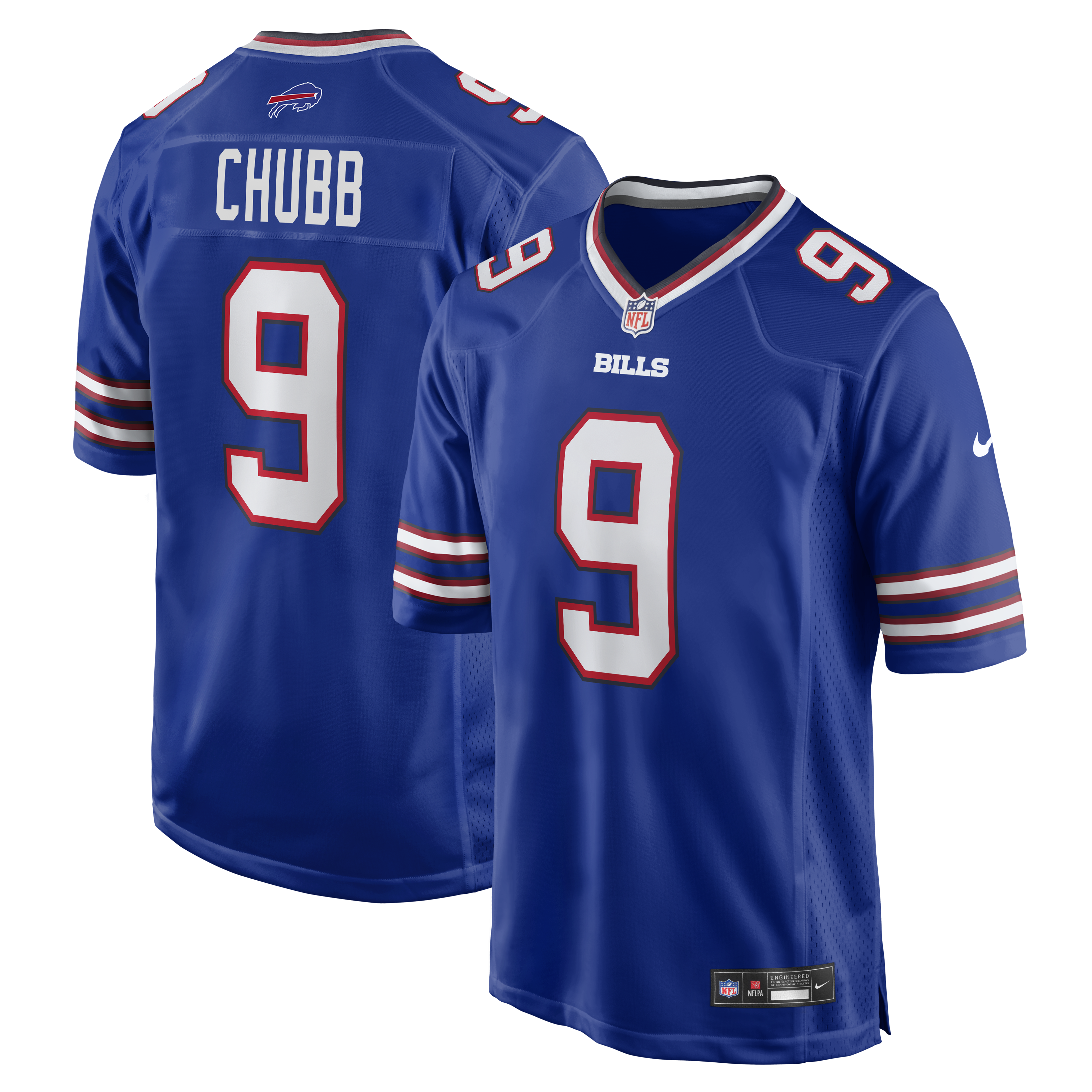 Bradley Chubb Buffalo Bills Team Game Jersey - Royal | Stitched Football Jersey TJS1675