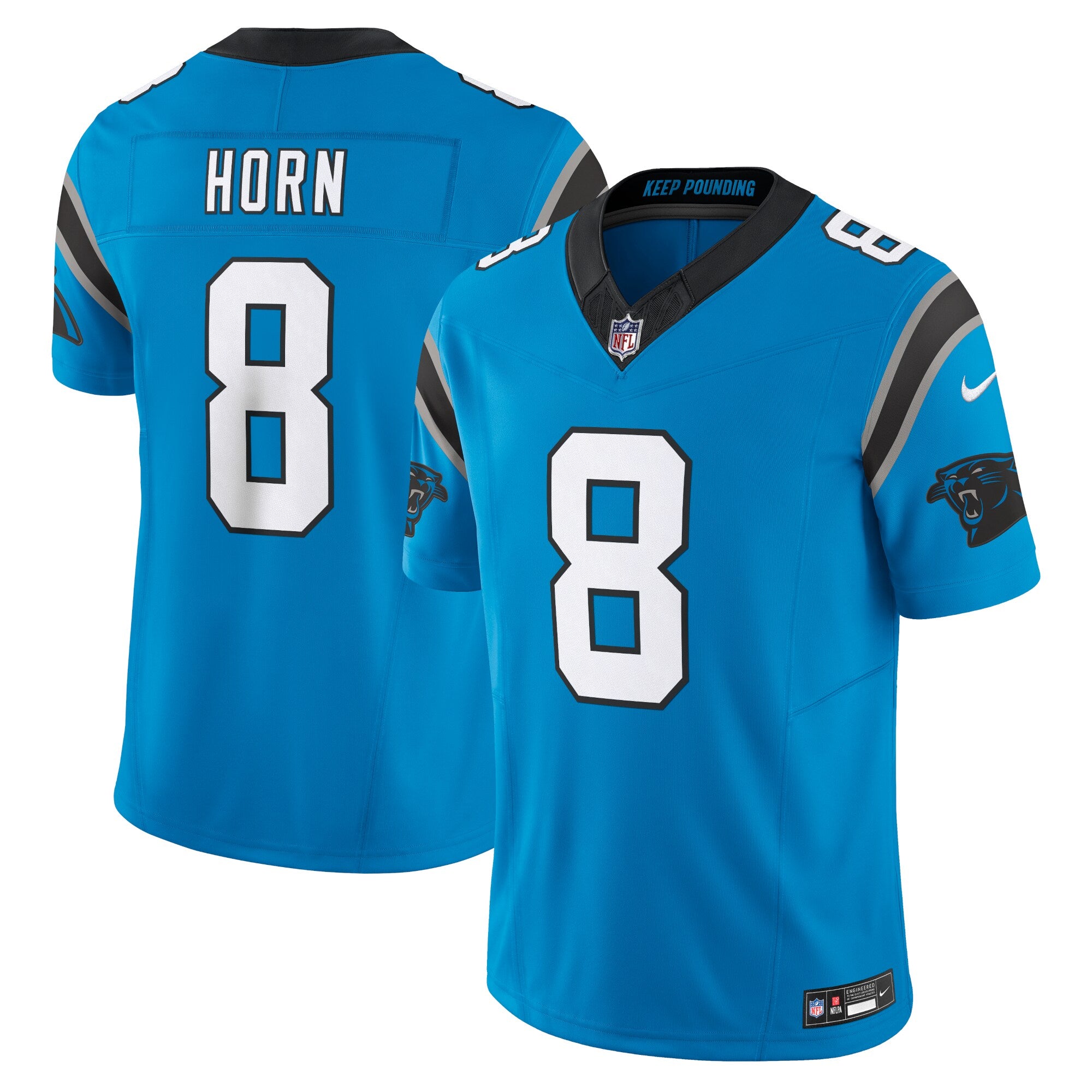 Jaycee Horn Carolina Panthers Vapor F.U.S.E. Limited Jersey - Blue | Stitched Football Jersey TJS1611