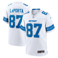 Sam LaPorta Detroit Lions White Game Jersey - White | Stitched Football Jersey TJS1692
