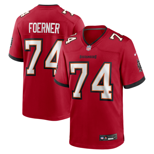 Marshall Foerner Tampa Bay Buccaneers Team Game Jersey - Red | Stitched Football Jersey TJS1767