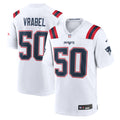Mike Vrabel New England Patriots Retired Player Game Jersey - White | Stitched Football Jersey TJS1709
