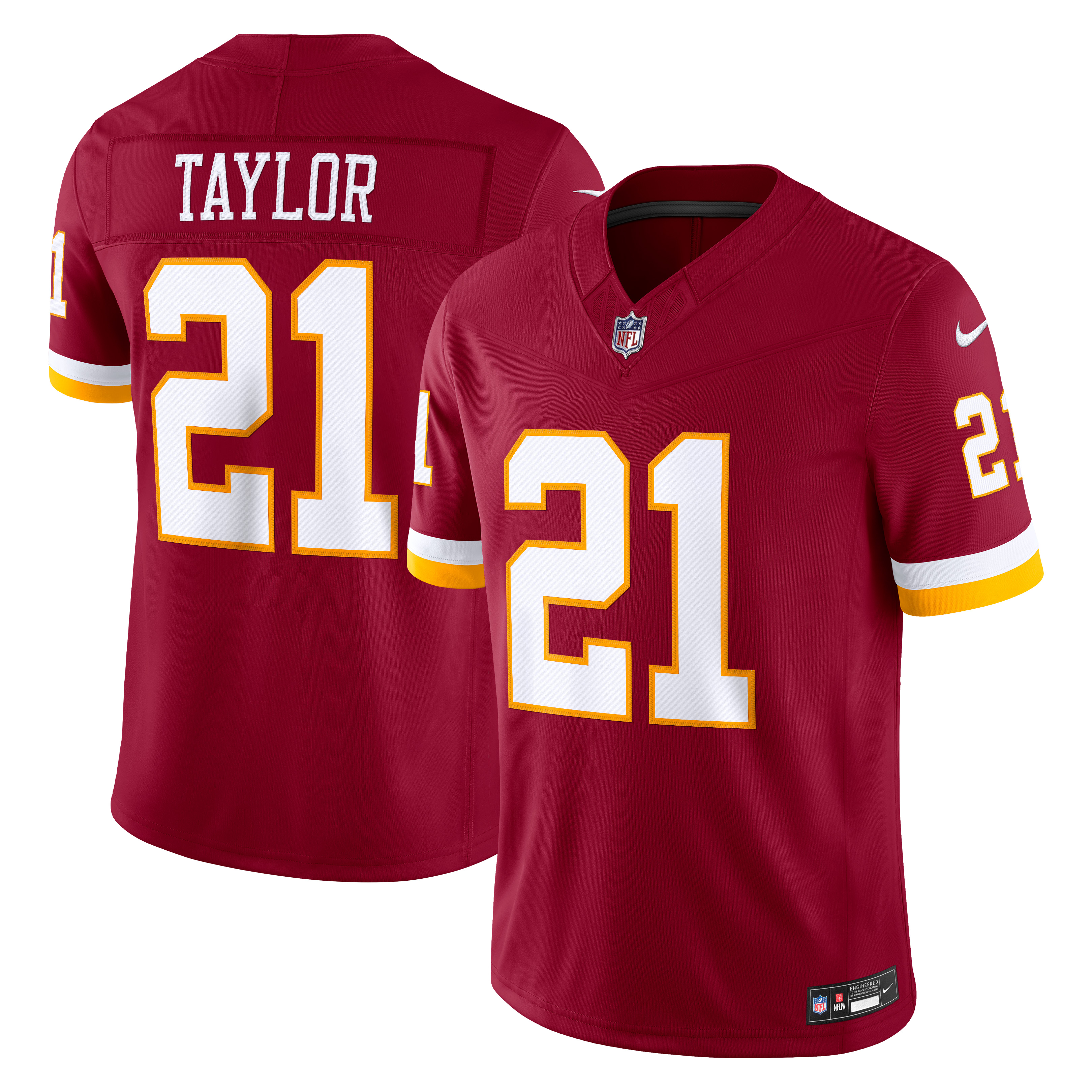 Sean Taylor Washington Commanders Team Vapor F.U.S.E. Stitched Retired Limited Jersey - Burgundy | Stitched Football Jersey TJS1749