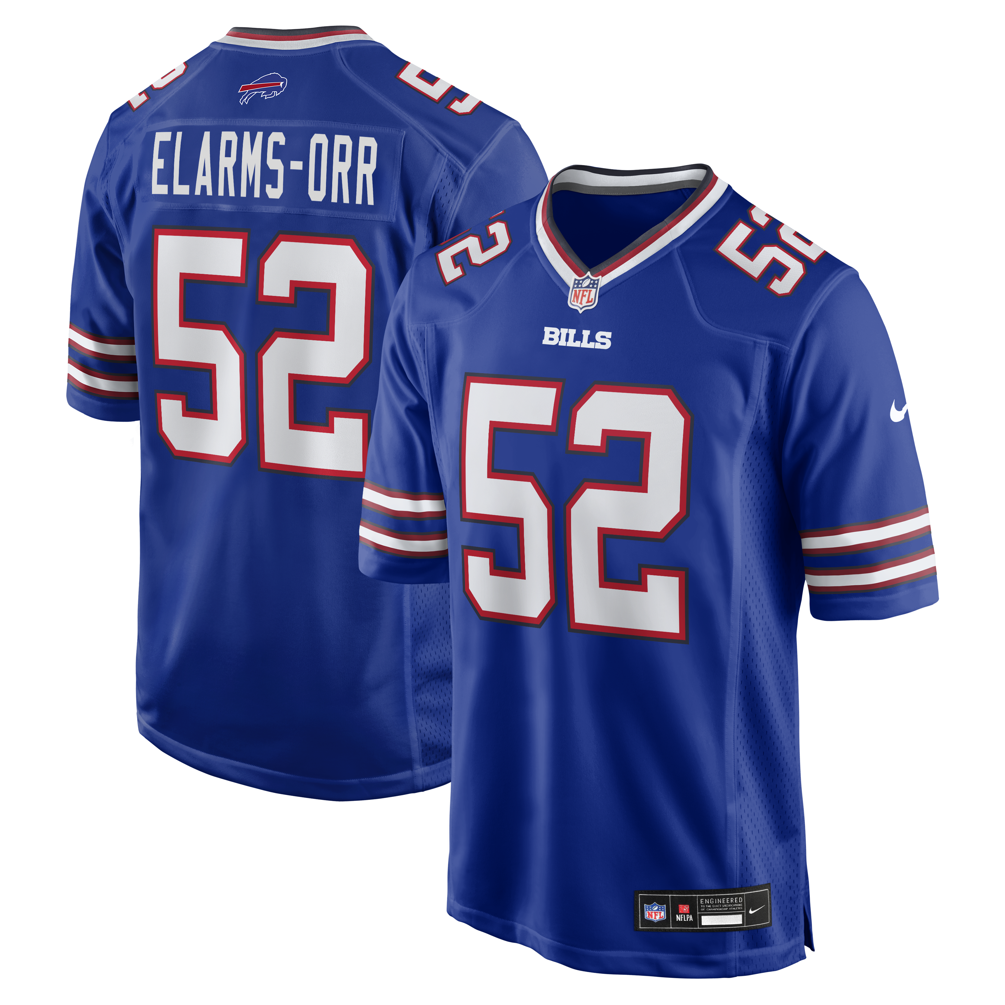 Kaleb Elarms-Orr Buffalo Bills Team Game Jersey - Royal | Stitched Football Jersey TJS1863