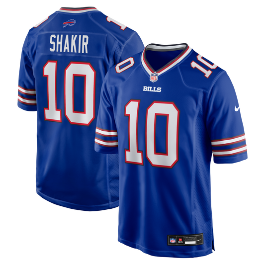 Khalil Shakir Buffalo Bills Game Jersey - Royal | Stitched Football Jersey TJS1864