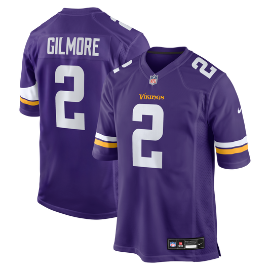Stephon Gilmore Minnesota Vikings Game Jersey - Purple | Stitched Football Jersey TJS1764
