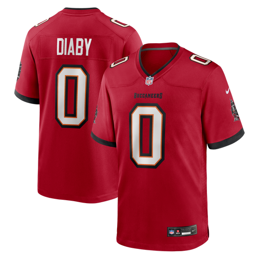 YaYa Diaby Tampa Bay Buccaneers Game Jersey - Red | Stitched Football Jersey TJS1717