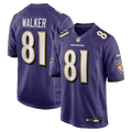 Devontez Walker Baltimore Ravens Team Game Jersey - Purple | Stitched Football Jersey TJS1892