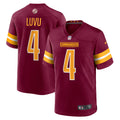 Frankie Luvu Washington Commanders Game Jersey - Burgundy | Stitched Football Jersey TJS1718