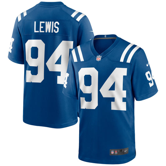 Tyquan Lewis Indianapolis Colts Game Jersey - Royal | Stitched Football Jersey TJS1847