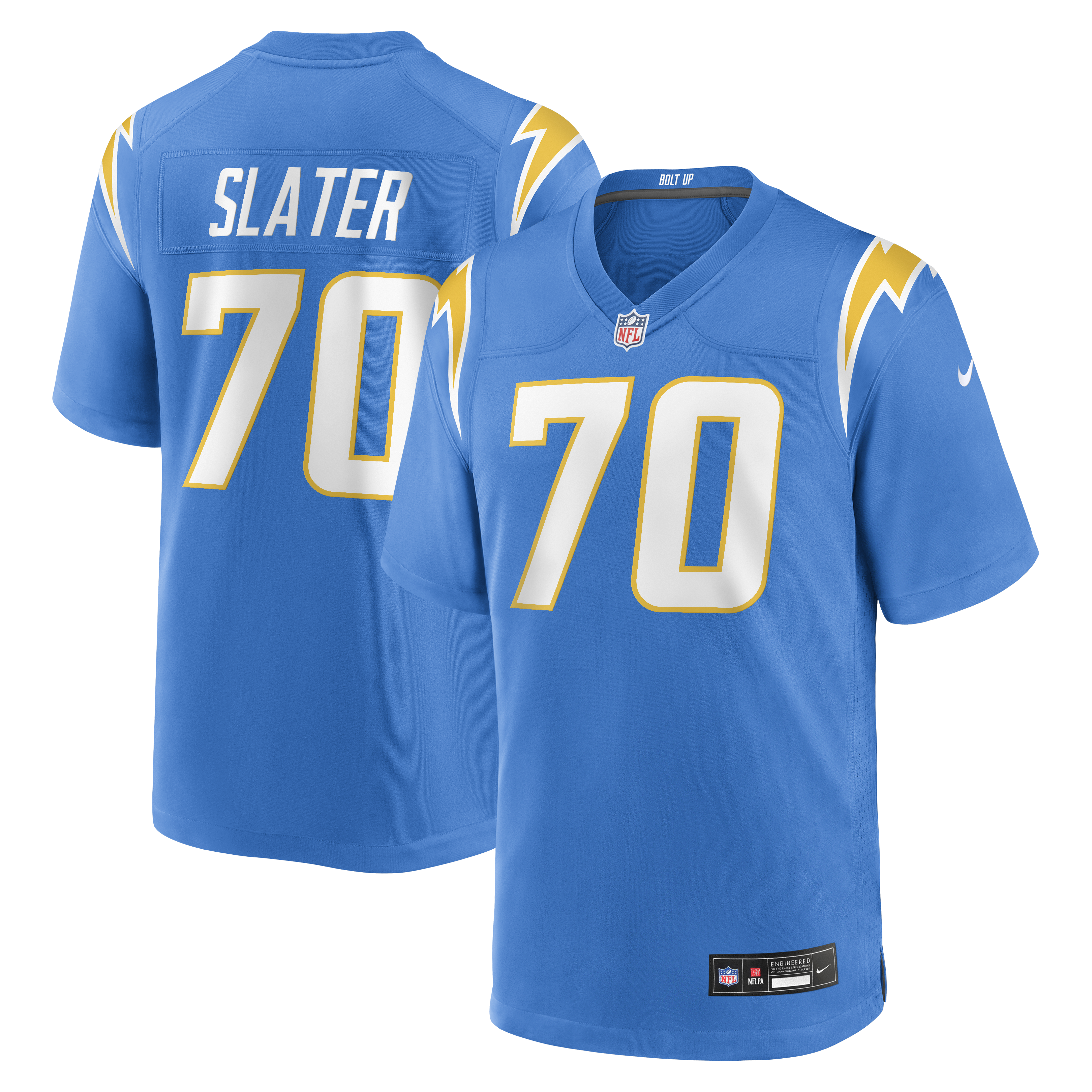 Rashawn Slater Los Angeles Chargers Game Jersey - Powder Blue | Stitched Football Jersey TJS1889