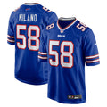 Matt Milano Buffalo Bills Game Player Jersey - Royal | Stitched Football Jersey TJS1812