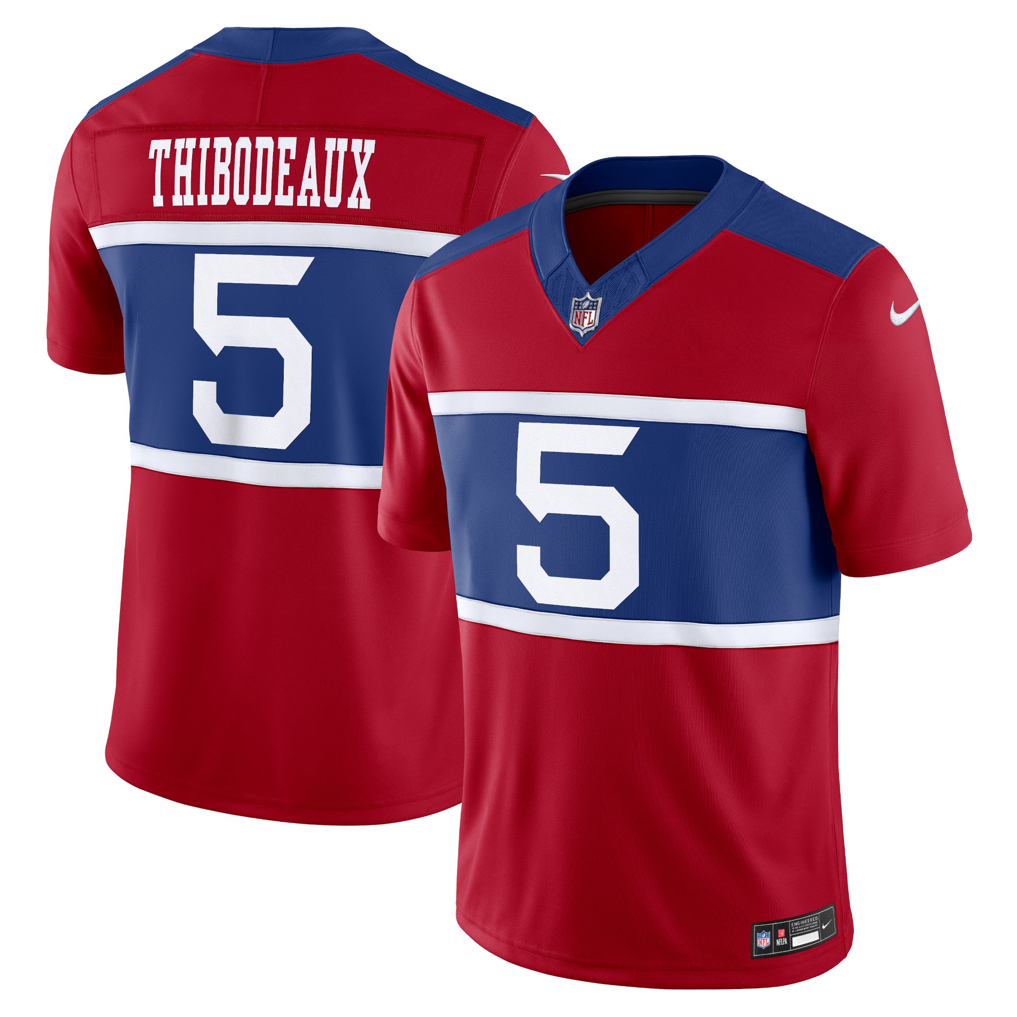 Kayvon Thibodeaux New York Giants Alternate Vapor F.U.S.E. Limited Jersey - Century Red | Stitched Football Jersey TJS1877