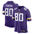 Cris Carter Minnesota Vikings Game Retired Player Jersey - Purple | Stitched Football Jersey TJS1819