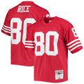 Jerry Rice San Francisco 49ers M & N Legacy Replica Jersey - Scarlet | Stitched Football Jersey TJS1711
