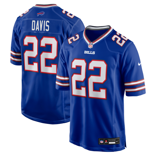 Ray Davis Buffalo Bills Game Jersey - Royal | Stitched Football Jersey TJS1702