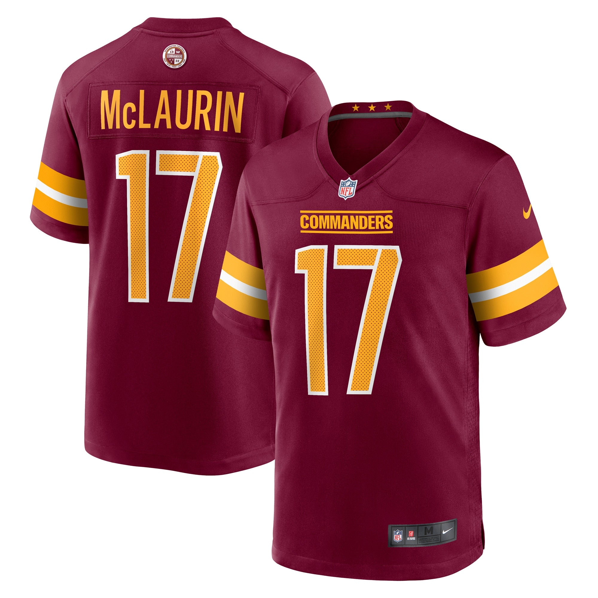 Terry McLaurin Washington Commanders Player Game Jersey - Burgundy | Stitched Football Jersey TJS1822