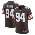 Mason Graham Cleveland Browns Game Jersey - Brown | Stitched Football Jersey TJS1844
