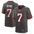 Bucky Irving Tampa Bay Buccaneers Alternate Game Jersey - Pewter | Stitched Football Jersey TJS1797