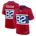 Michael Strahan New York Giants Alternate Retired Player Game Jersey - Century Red | Stitched Football Jersey TJS1761
