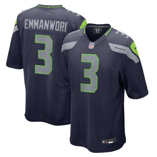 Nick Emmanwori Seattle Seahawks Team Game Jersey - College Navy | Stitched Football Jersey TJS1741