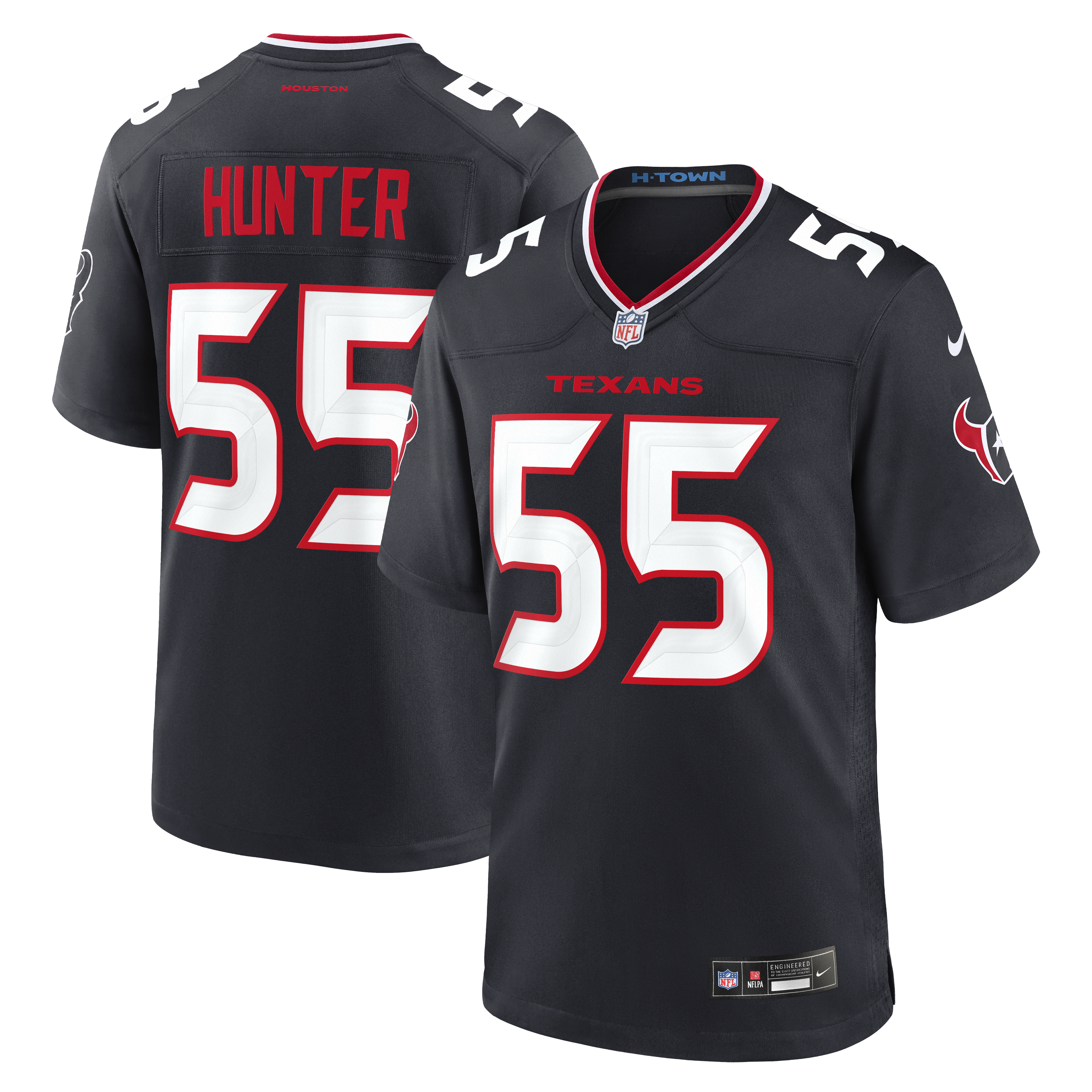 Danielle Hunter Houston Texans Team Game Jersey - Navy | Stitched Football Jersey TJS1865