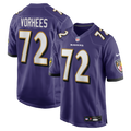 Andrew Vorhees Baltimore Ravens Team Game Jersey - Purple | Stitched Football Jersey TJS1839