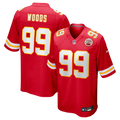 Peter Woods Kansas City Chiefs 2026 NFL Draft First Round Pick No. 29 Team Game Jersey - Red | Stitched Football Jersey TJS1786