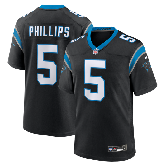 Jaelan Phillips Carolina Panthers Game Jersey - Black | Stitched Football Jersey TJS1758