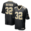Tyrann Mathieu New Orleans Saints Game Jersey - Black | Stitched Football Jersey TJS1987
