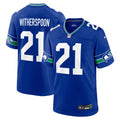 Devon Witherspoon Seattle Seahawks Throwback Player Game Jersey - Royal | Stitched Football Jersey TJS2048