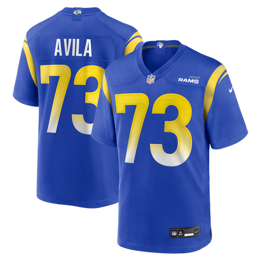 Steve Avila Los Angeles Rams Home Game Jersey - Royal | Stitched Football Jersey TJS1956