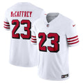 Christian McCaffrey San Francisco 49ers Vapor F.U.S.E. Limited 2nd Alternate Jersey - White | Stitched Football Jersey TJS2005