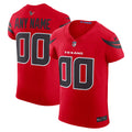 Houston Texans Alternate Vapor F.U.S.E. Elite Custom Jersey - Red | Stitched Football Jersey TJS1972