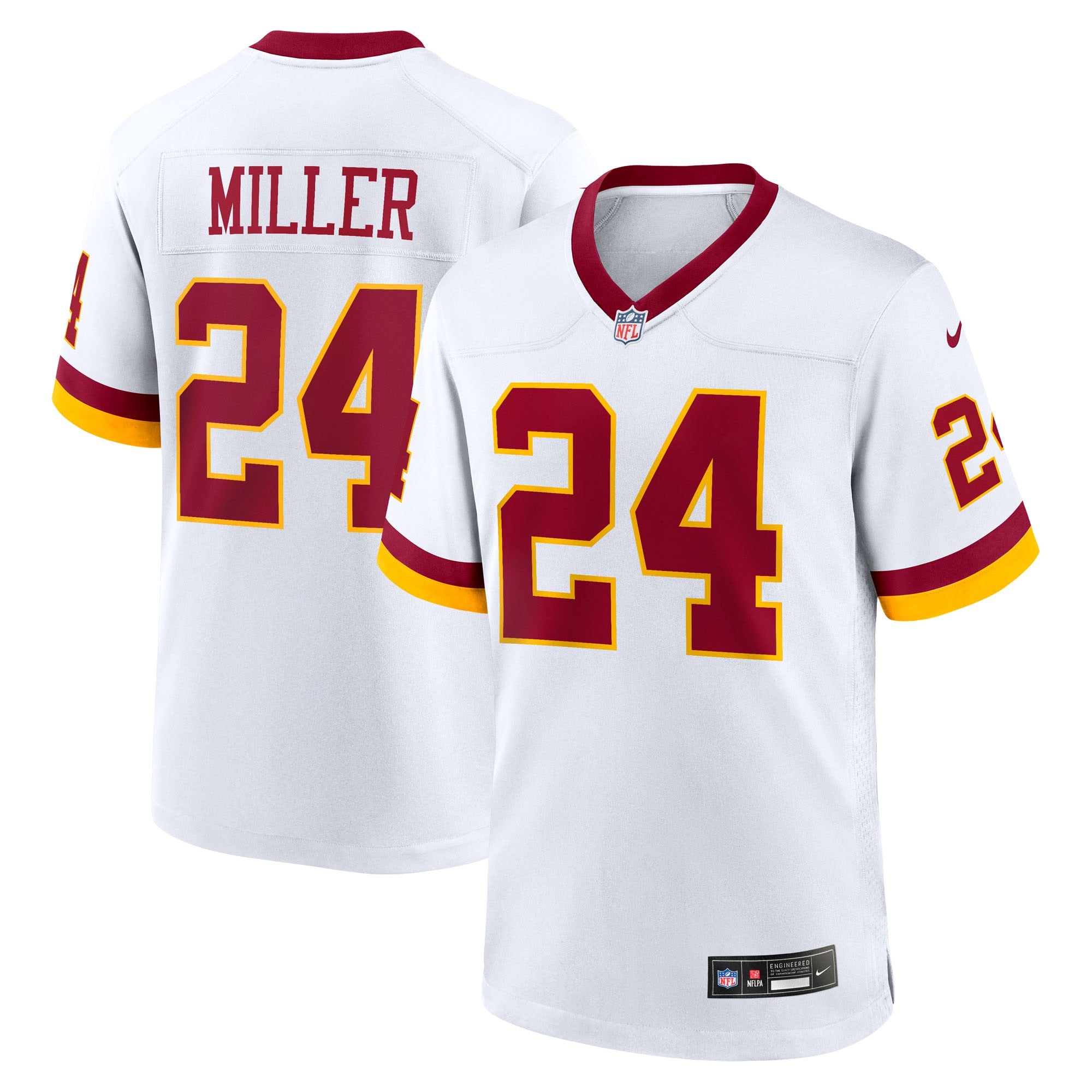 Von Miller Washington Commanders Game Super Bowl Era Jersey - White | Stitched Football Jersey TJS1950