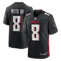 Kyle Pitts Sr. Atlanta Falcons Team Game Jersey - Black | Stitched Football Jersey TJS2172